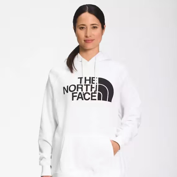 The North Face Pullover Hoodie Women’s White/Black M - Picture 2 of 6